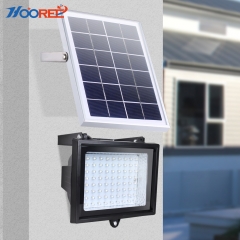 Projecteur solaire Hooree SL-70A 80 LED pour jardin avec fonction de contrôle de la lumière