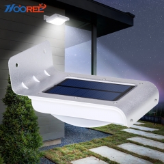 Hooree SL-10P3 16 LED Solar Wall Lamp + Light Control Function