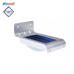 Hooree SL-10P 16 LED Waterproof Motion Sensor Solar Wall Lamp