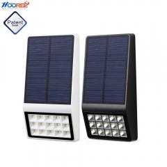Hooree SL-860A 15 LED Outdoor Super Bright Three Lighting Mode Selectable Solar Wall Lamp